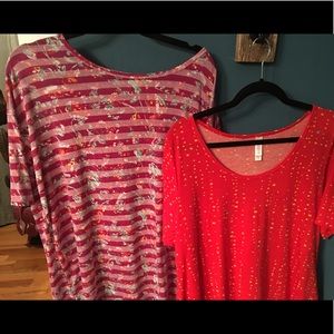 Two LuLaRoe tops for the price of one!